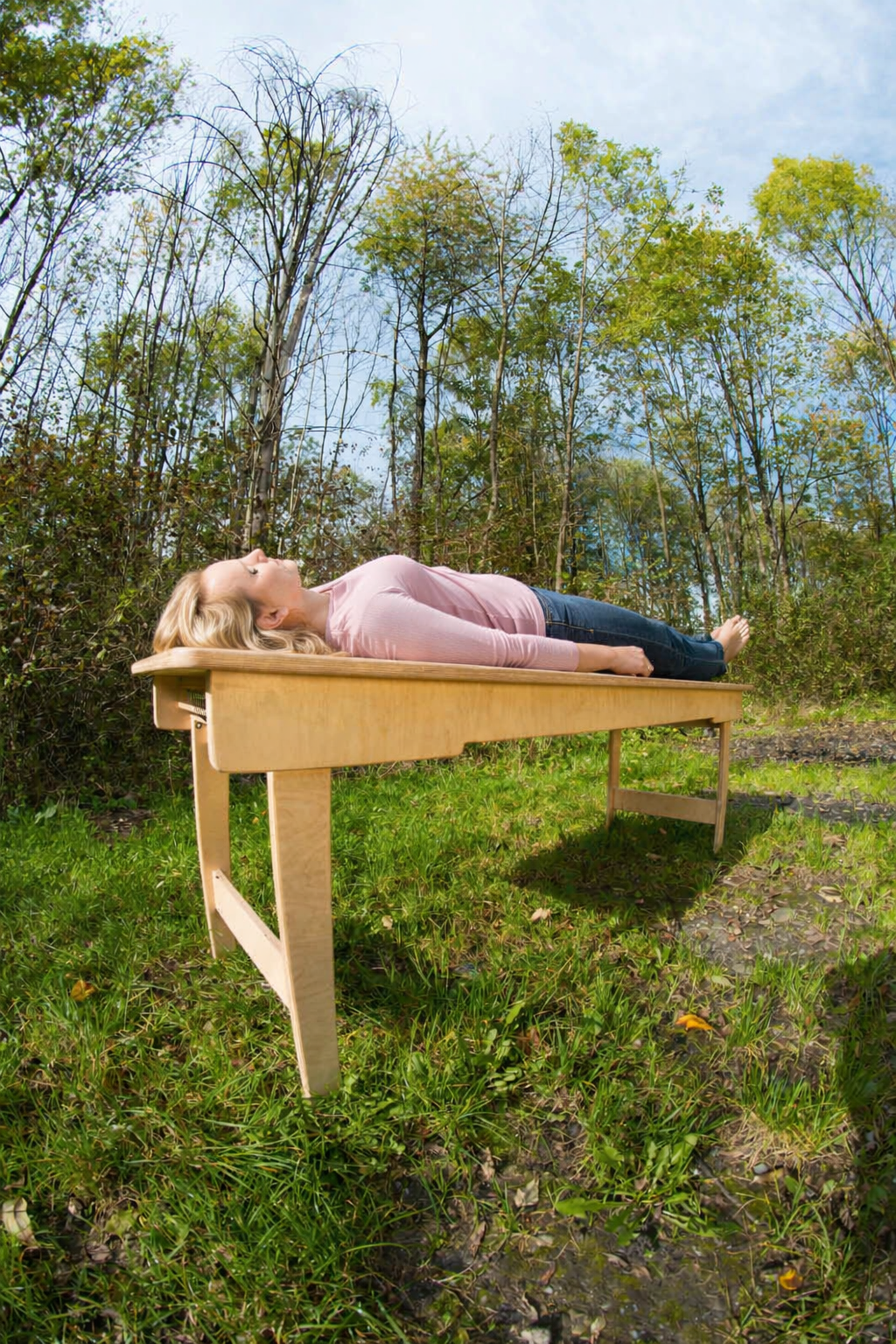Klangliege im Freien – Natur